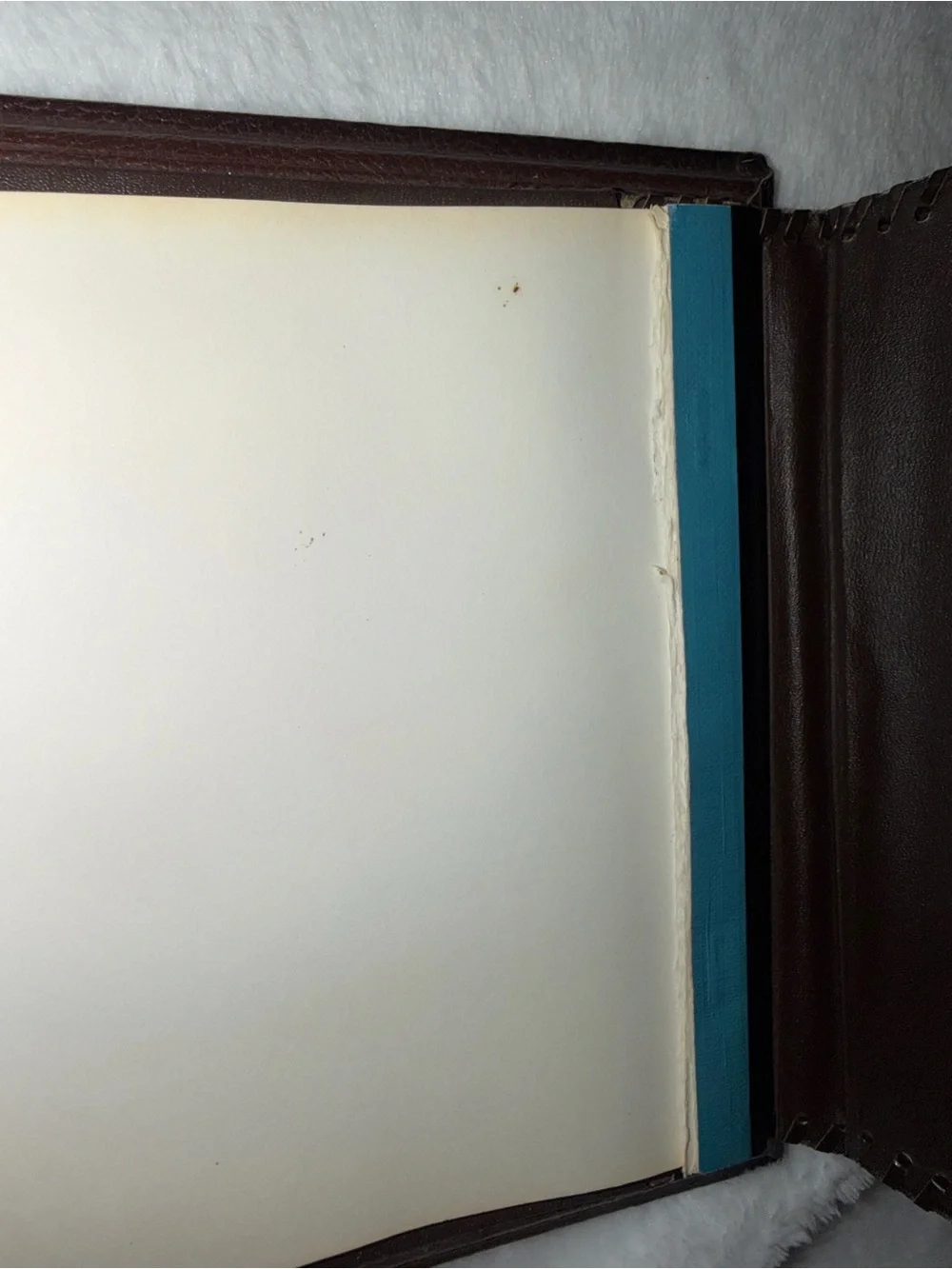 Vintage Don Quixote Spanish Hand Tooled Leather Desk Note Pad Holder- Read